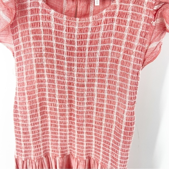 ✅ FREE PEOPLE Chambray Butterflies Midi Dress SIZE X-SMALL - Picture 4 of 10